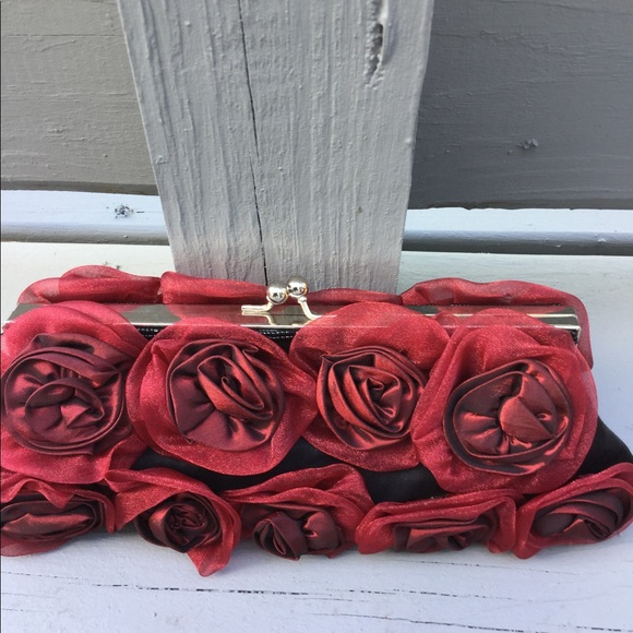 Vintage rosette clutch - Picture 2 of 4